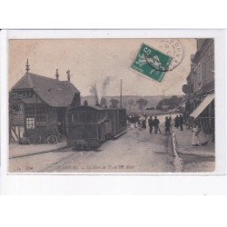 CABOURG: la gare du train sur route - état