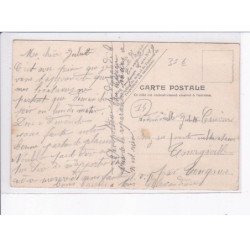 CABOURG-DIVES: station de chemin de fer, de caen à la mer, train - très bon état