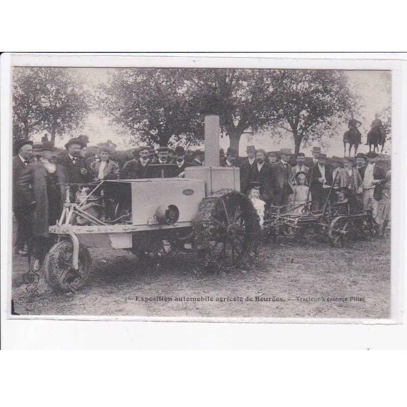 BOURGES: exposition automobile agricole, tracteur à essence piller - très bon état