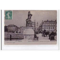 ANGERS : statue de beaurepaire, quartier de la doutre (mendiant) - tres bon etat