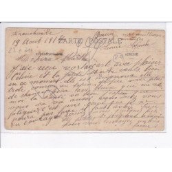 FRANCHEVILLE: la pose du coq, église - état