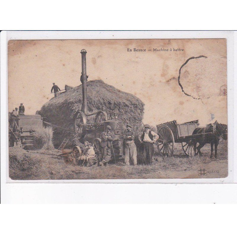 EURE ET LOIR: en beauce, machine à battre - état