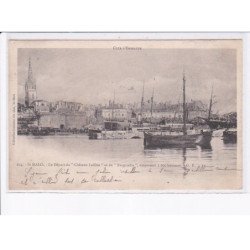 SAINT-MALO: le départ du "chateau laffitte" et du "burgundia" - très bon état