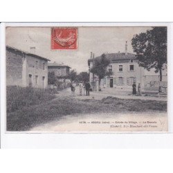 ASSIEU: entrée du village, la bascule - état