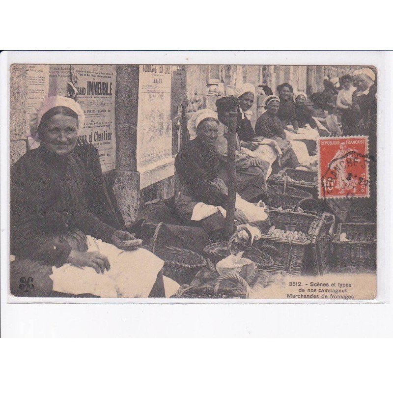 ROMORANTIN: scènes et types de nos campagnes, marchandes de fromages - état