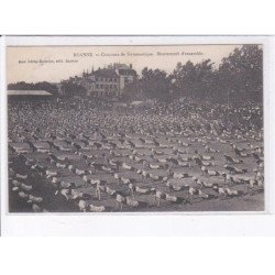ROANNE: concours de gymnastique, mouvement d'ensemble - très bon état
