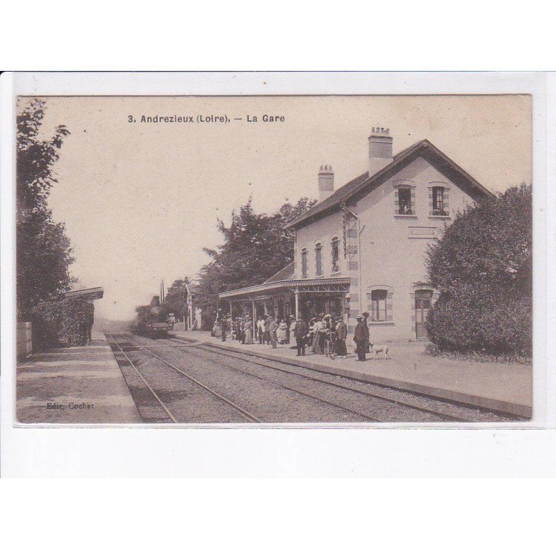 ANDREZIEUX: la gare - très bon état