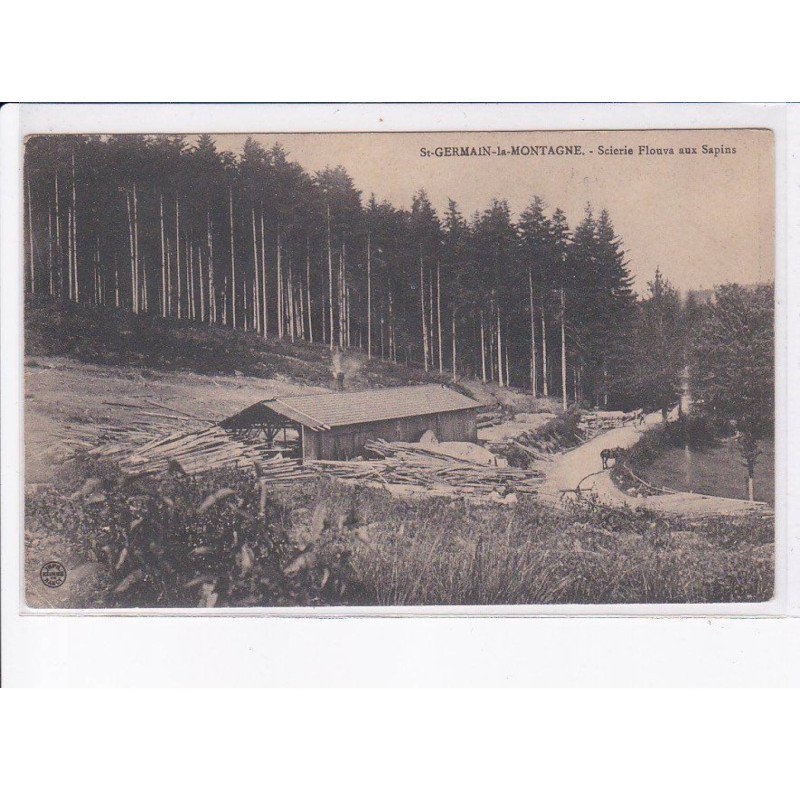SAINT-GERMAIN-la-MONTAGNE: scierie flouva aux sapins - état