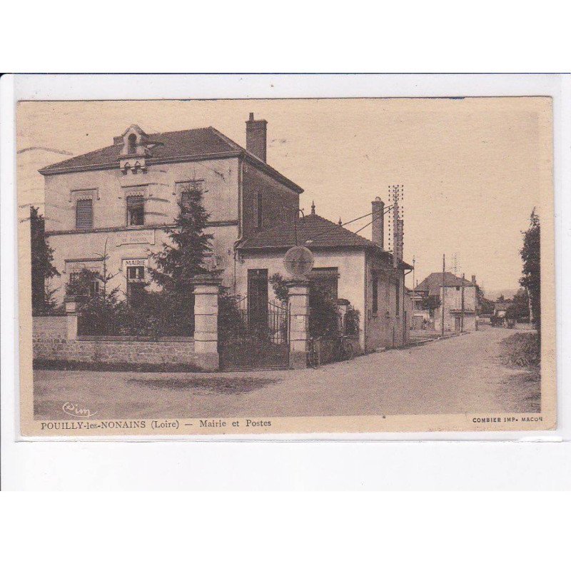 POUILLY-les-NONAINS: mairie et postes - très bon état