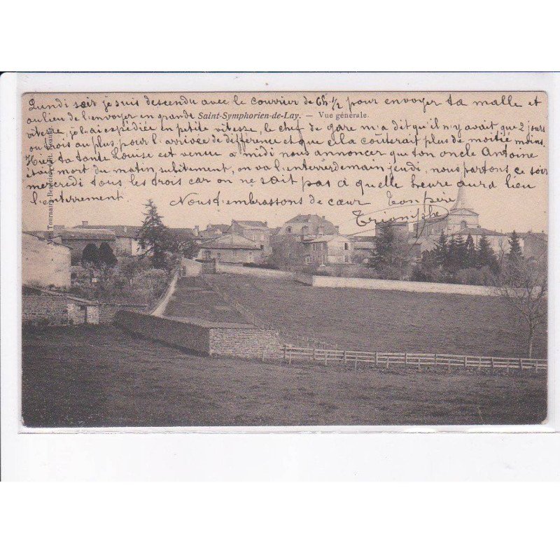 SAINT-SYMPHORIEN-de-LAY: vue générale - très bon état