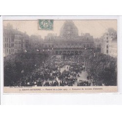 SAINT-ETIENNE: festival du 9 juin 1907, exécution du morceau d'ensemble - très bon état