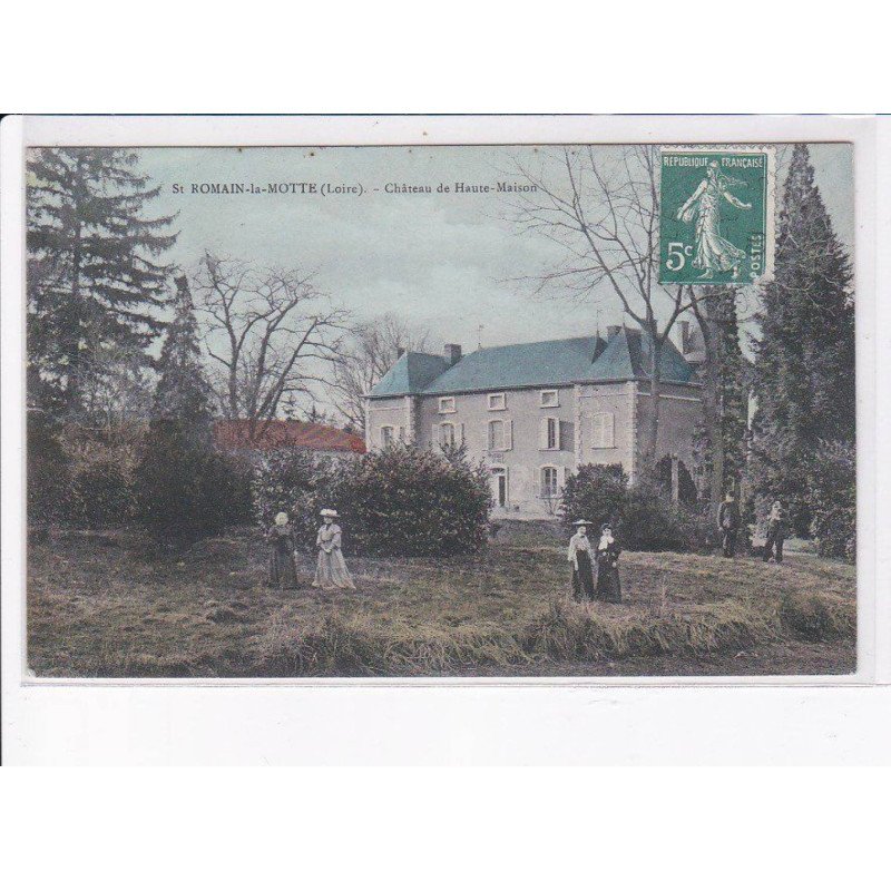 SAINT-ROMAIN-la-ROTTE: château de haute-maison - très bon état