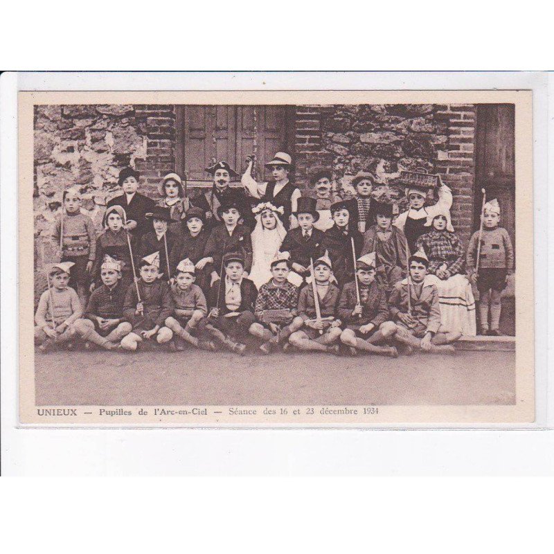 UNIEUX: pupilles de l'arc-en-ciel, séance des 16 et 23 décembre 1934 - très bon état