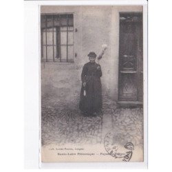 HAUTE-LOIRE: paysanne fileuse - état