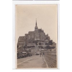 MONT-st-MICHEL : carte photo - tres bon etat