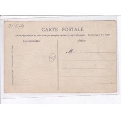 NANTES: les inondations, décembre 1910, le quai brancas, tramway - état