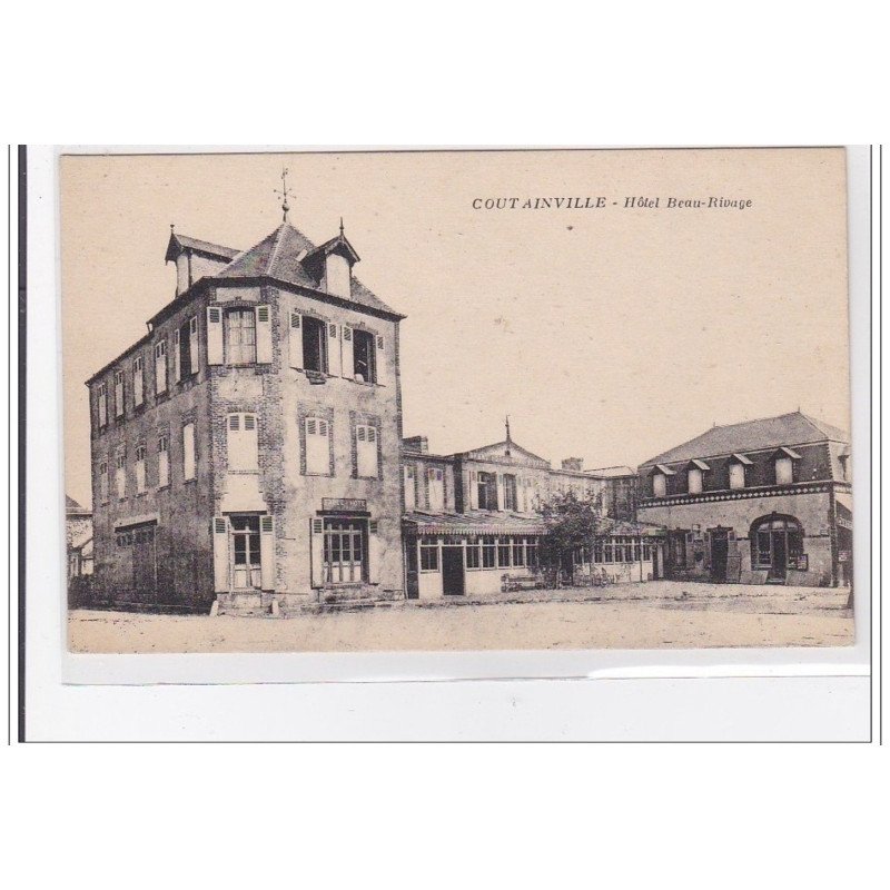 COUTAINVILLE : hotel beau-rivage - tres bon etat