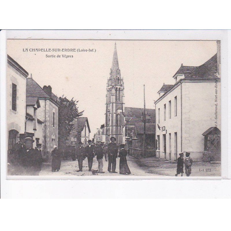LA CHAPELLE-sur-ERDRE: sortie de vèpres - très bon état