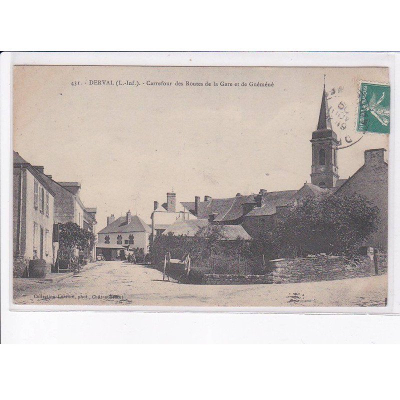 DERVAL: carrefour des routes de la gare et de guéméné - très bon état