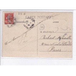 SAINT-NAZAIRE: vue du pont d'un trois-mâts - très bon état