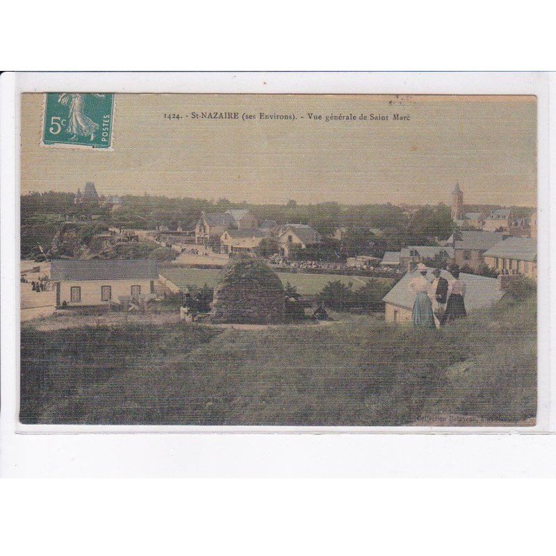SAINT-NAZAIRE: vue générale de saint-marc - très bon état