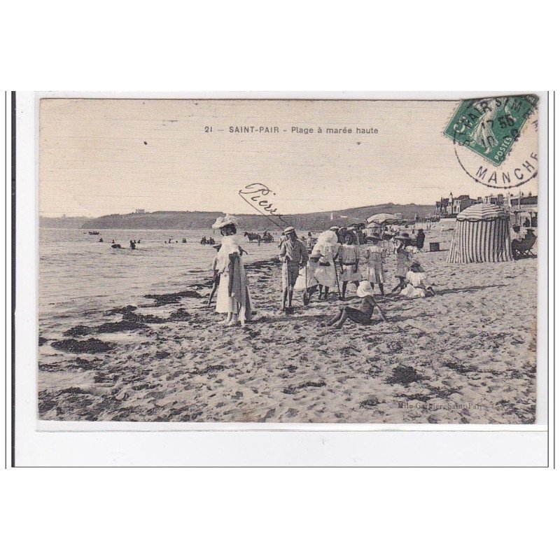 SAINT-PAIR : plage a marée haute - tres bon etat