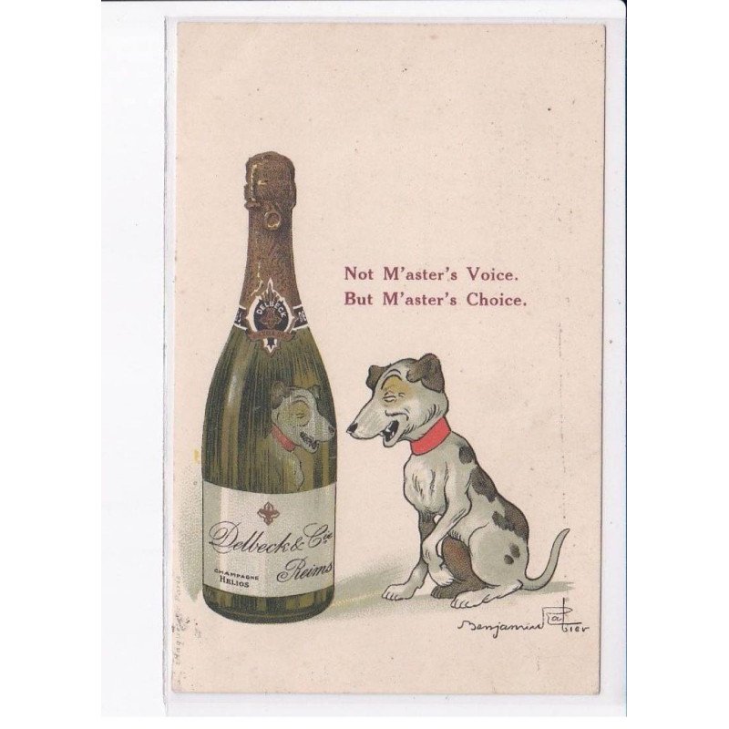 RABIER Benjamin: delbeck et Cie, chien, not m'aster's voice, but m'aster's choice, édition anglaise - très bon état