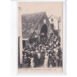 PORNIC: entrée du marché à la rue des halles - très bon état