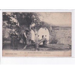 LOIRE ATLANTIQUE: ruines bretonnes, le bûcheron - très bon état