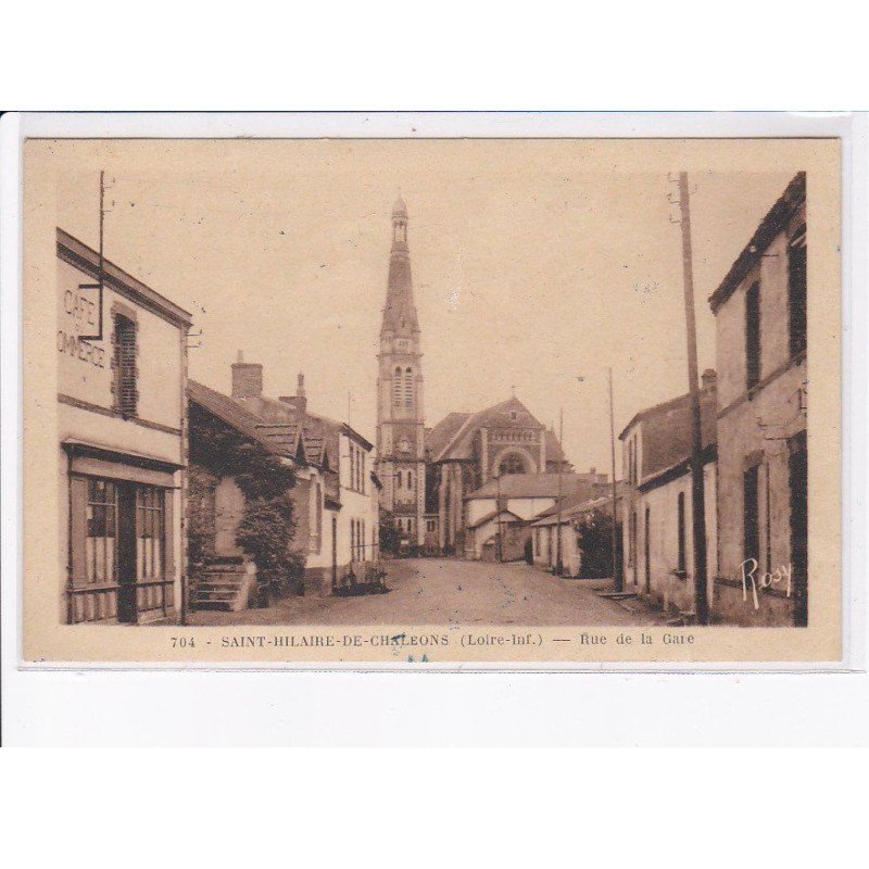 SAINT-HILAIRE-de-CHALEONS: rue de la gare - très bon état