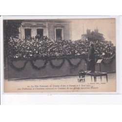 NANTES: la fête nationale de jeanne d'arc 1921, chanteuses et chanteurs exécutent les cantates - très bon état