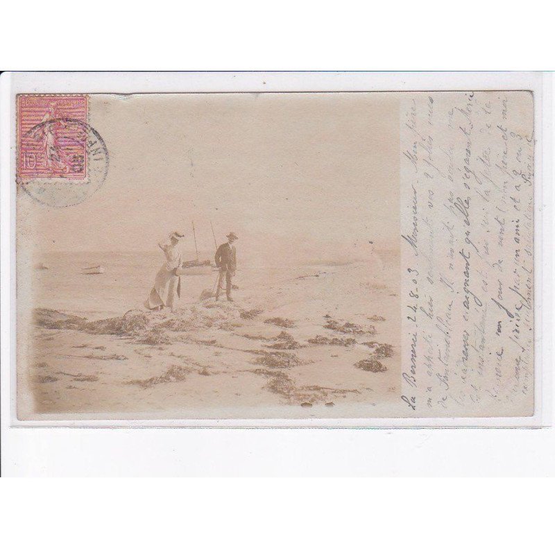 LA BERNERIE: vue de plage - très bon état