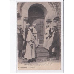 NANTES: les inventaires 1906, les pères prémontrés entrant à leur chapelle au moment du crochetage - très bon état