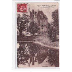 MERFY : le chateau et la piece d'eau (cote nord) - tres bon etat