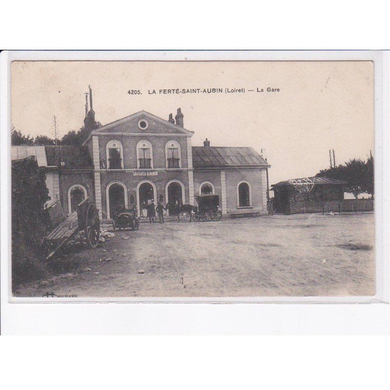 LA FERTE-SAINT-AUBIN: la gare - très bon état