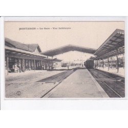 MONTARGIS: la gare, vue intérieure - très bon état