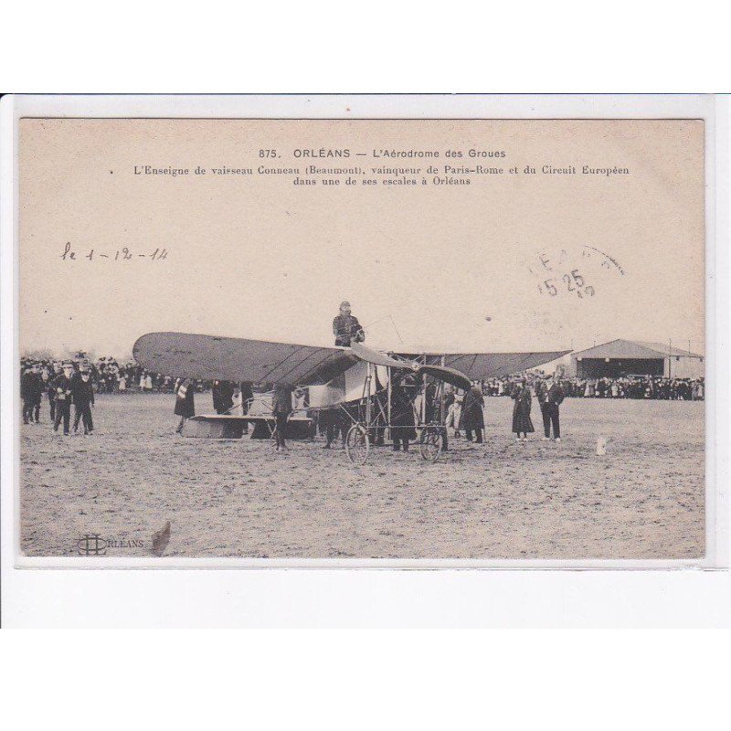 ORLEANS: l'aérodrome des groues, aviation - très bon état