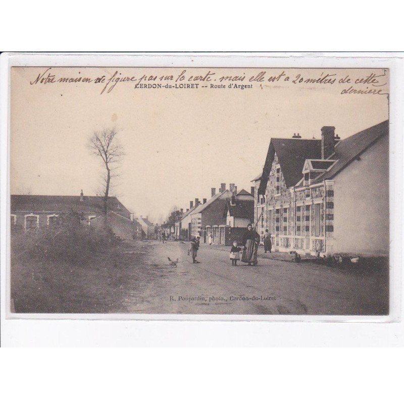 CERDON-du-LOIRET: route d'argent - très bon état