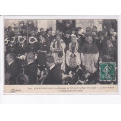 LES BORDES: équipage du prince de la tour d'auvergne le saint-hubert la bénédiction de la meute - très bon état