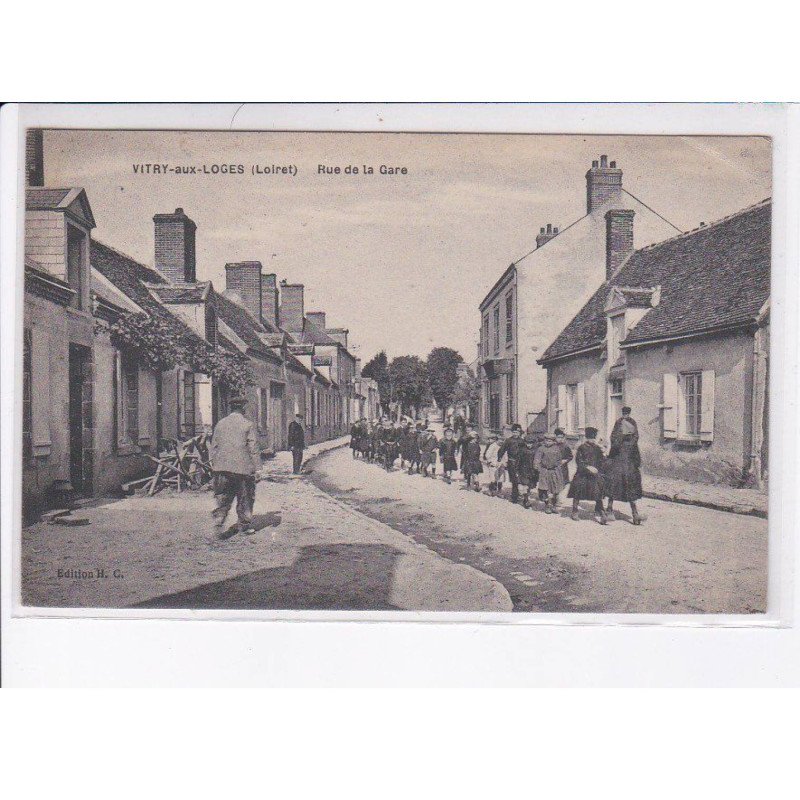 VITRY-aux-LOGES: rue de la gare - état