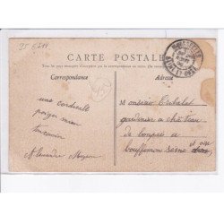 LOIRET: a la campagne, le battage du grain - état