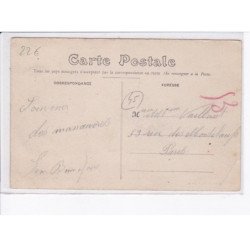 VILLORCEAU: l'église, attelage - très bon état