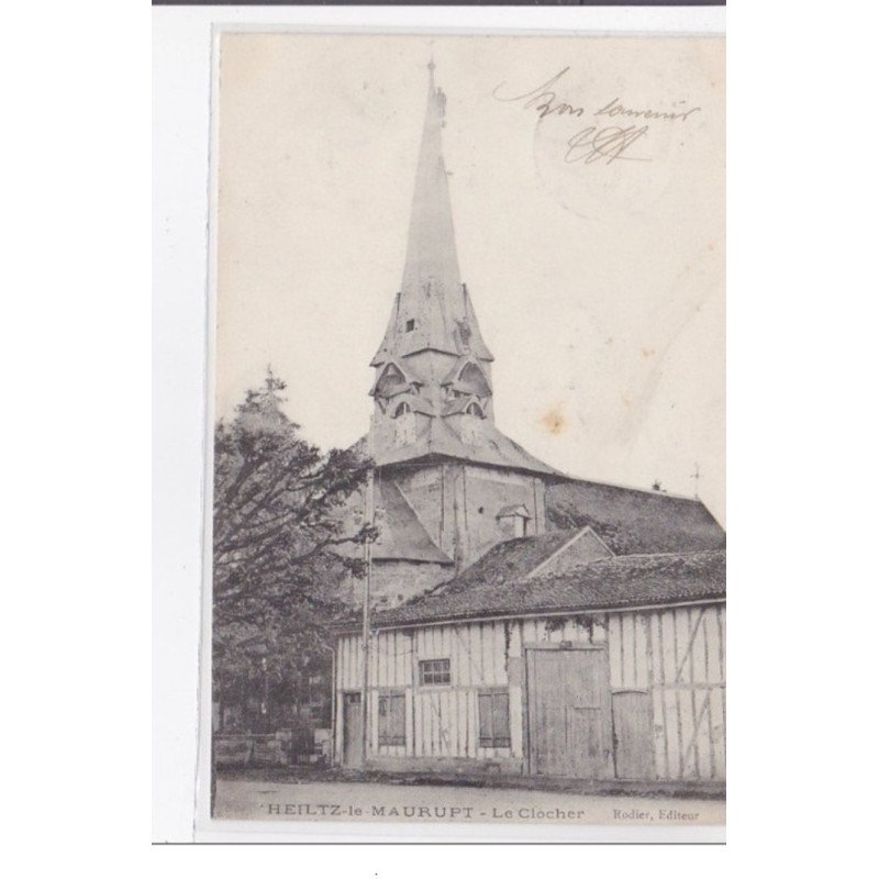 HEILT-le-MAURUPT : le clocher - tres bon etat