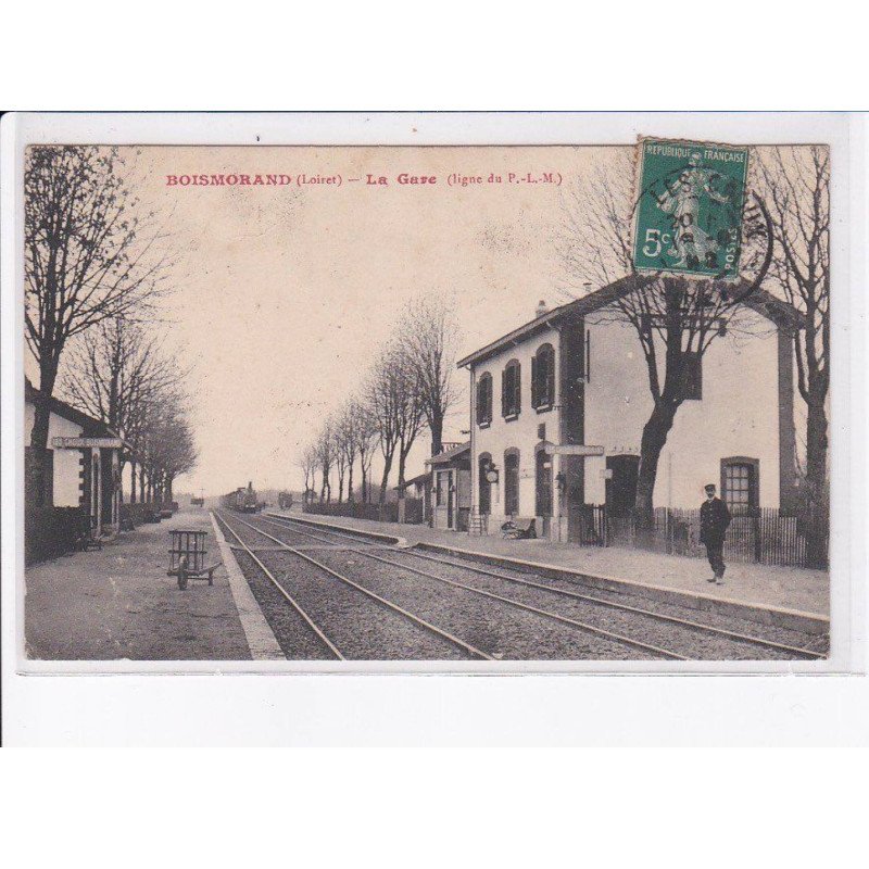 BOISMORAND: la gare, chemin de fer, train - très bon état