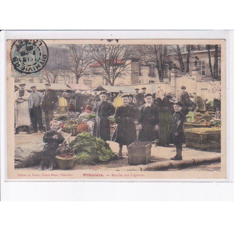 PITHIVIERS: marché aux légumes - très bon état