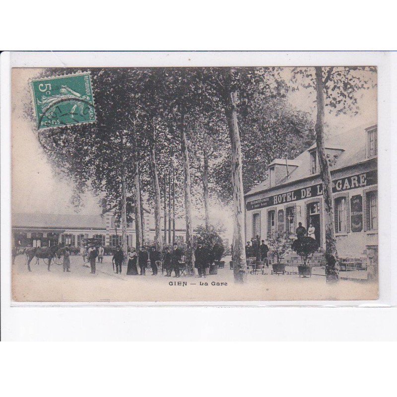 GIEN: la gare, hôtel - très bon état