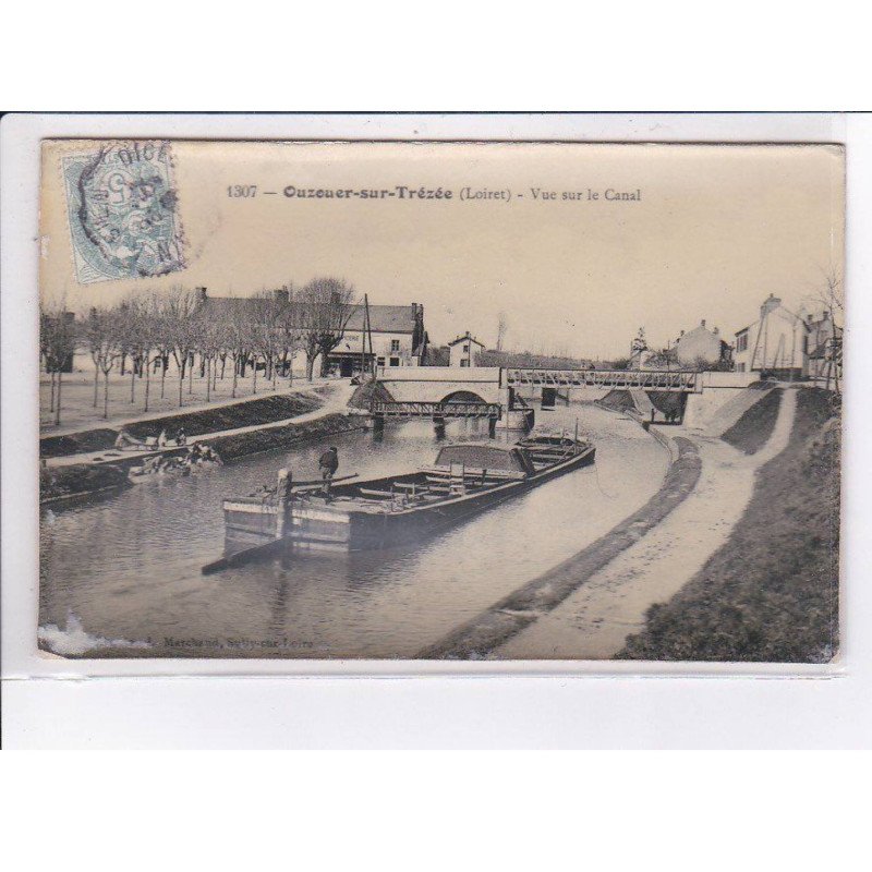 OUZOUER-sur-TREZEE: vue sur le canal - état