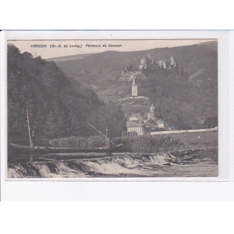 LUXEMBOURG: VIANDEN: pêcheurs de saumon - très bon état