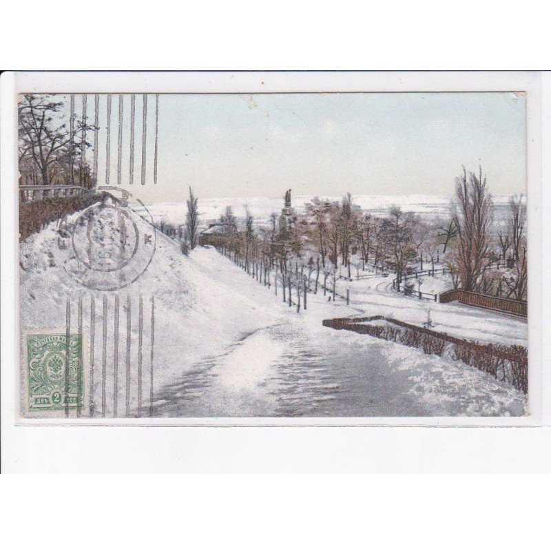 UKRAINE: KIEV: vue du monument de saint-vladimir en hiver - très bon état