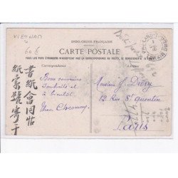 VIETNAM: empereur d'annam en costume de cour - très bon état